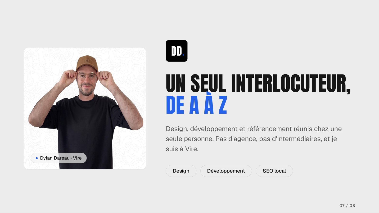 Slide de présentation personnelle